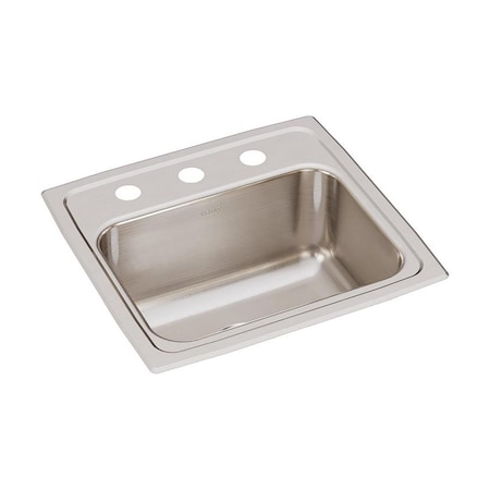Elkay Lustertone Ss 17X16X10.1 Single Bowl Drop-In Sink With Quick-Clip DLRQ1716101